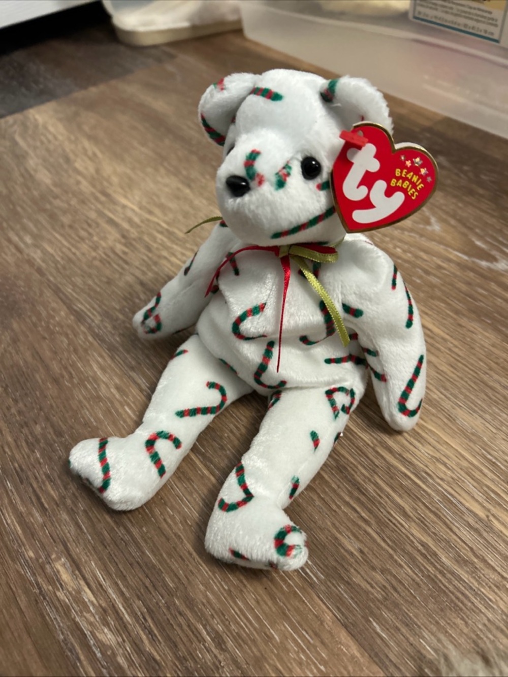 💙Ty Beanie Baby: "Cand-e" The Bear. DOB:12-13-2001